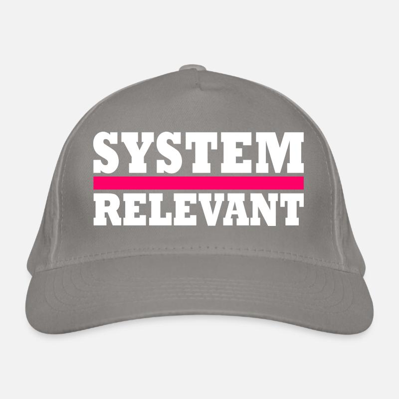 System relevant Organic Baseball Cap