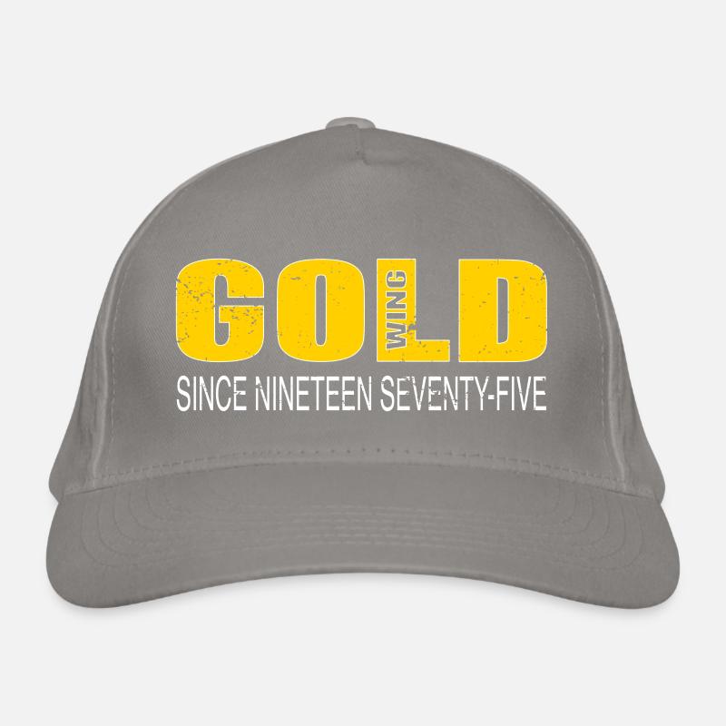 Motorcycle Biker Goldwing Gold Wing 1975 Organic Baseball Cap