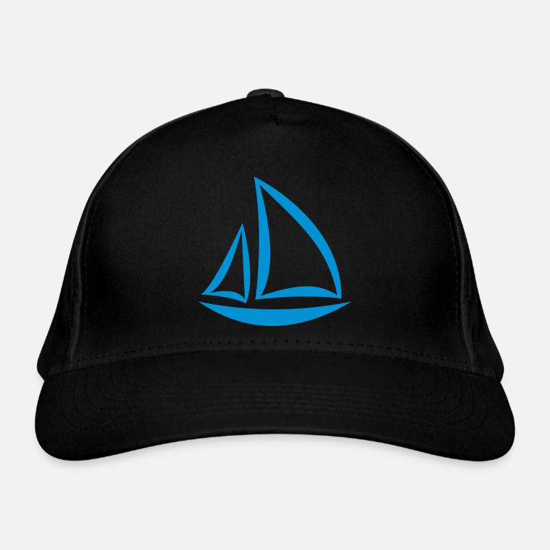 sailboat Organic Baseball Cap