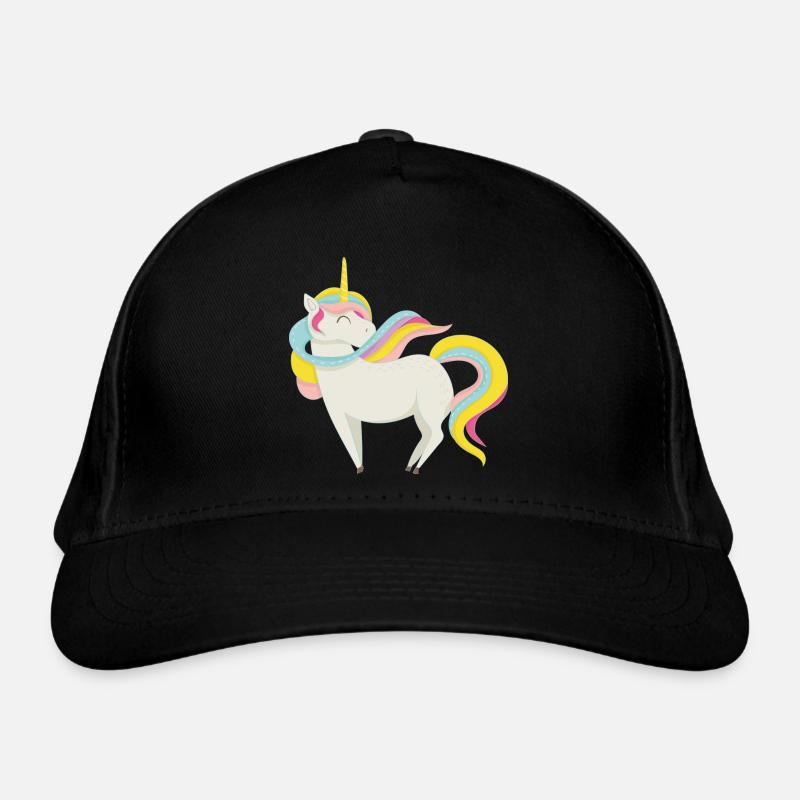 Licorne pastel enchantée Casquette classique bio