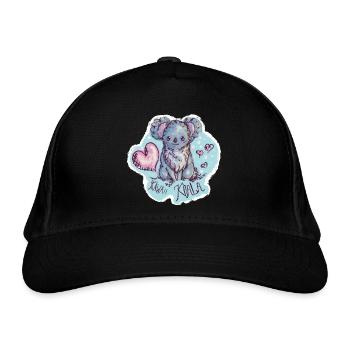 Mein Tier des Jahres - Bio-Baseballkappe - Schwarz - Vorne