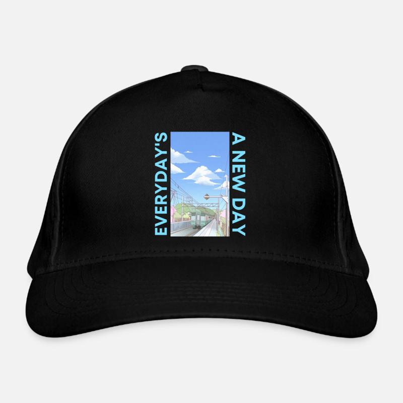 Everyday is a new day Organic Baseball Cap