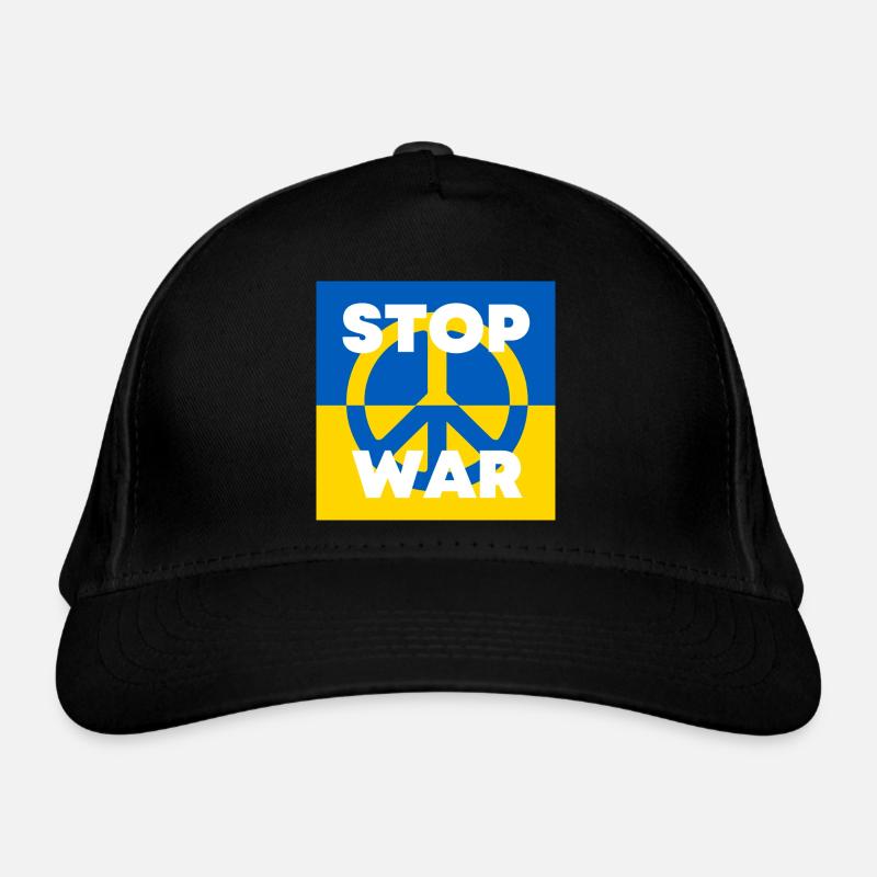Stop War Ukraine Bio-Baseballkappe