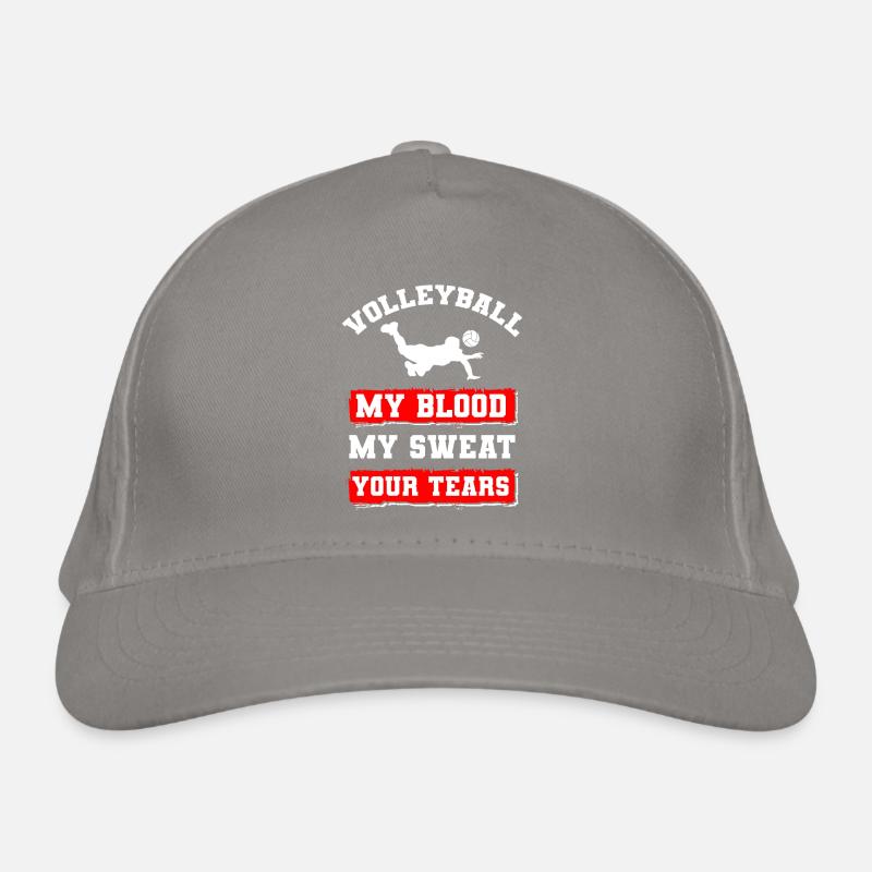 Volleyball Player Ball Heartbeat Organic Baseball Cap