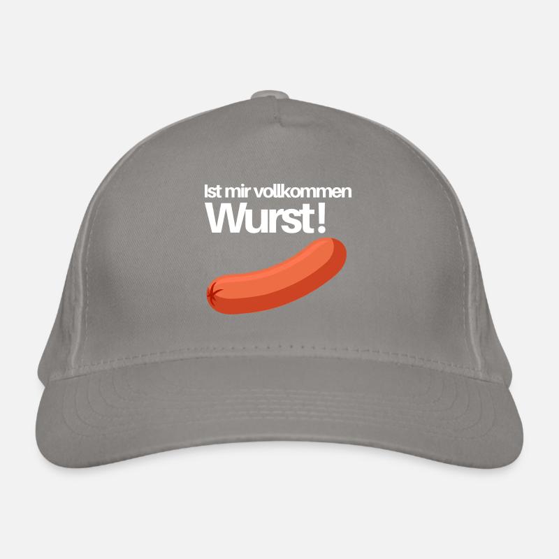 ist mir wurst Bio-Baseballkappe