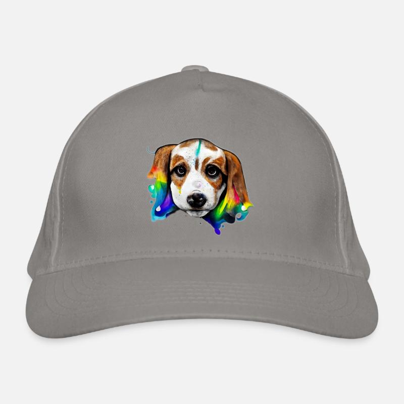 Beagle en couleur Casquette classique bio
