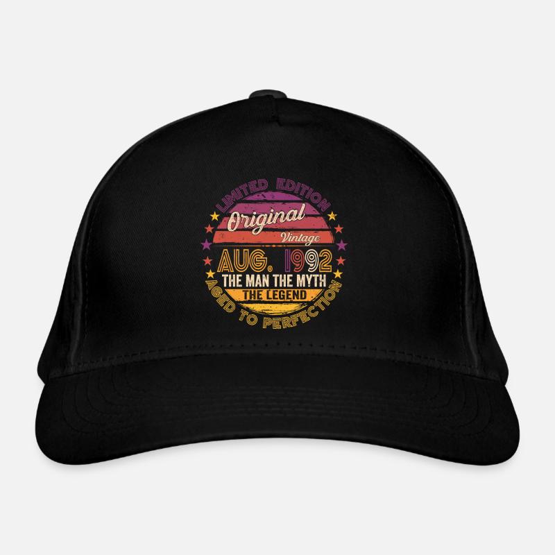 Original Août 1992 30th Birthday Gift Fun Casquette classique bio