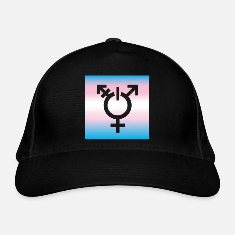 drapeau transgenre LBGTQ queer symbole tolérance CSD Casquette classique bio