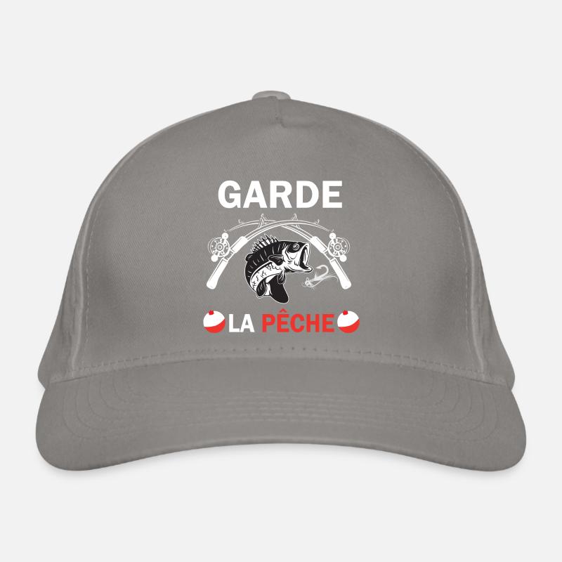 Garde la pêche jeu de mots pêcheur t-shirt Casquette classique bio