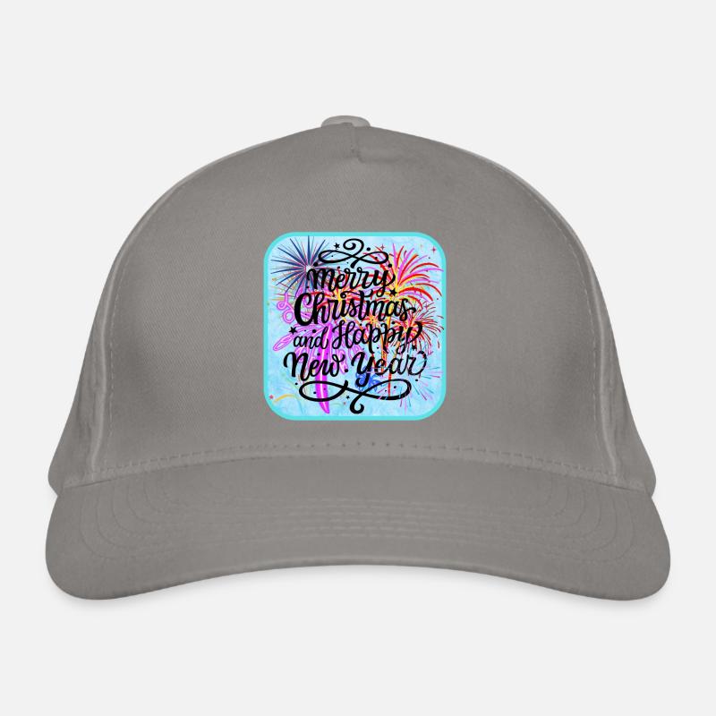Bonne année, thème coloré. Casquette classique bio