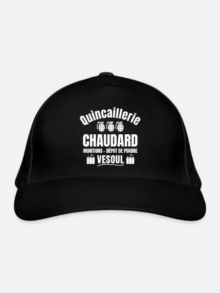 septième compagnie, film culte, chaudard - Casquette classique bio - noir - Devant