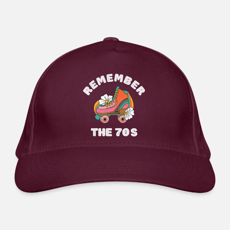 REMEMBER THE 70S Organic Baseball Cap