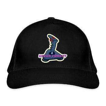 never forget - Organic Baseball Cap - black - Front