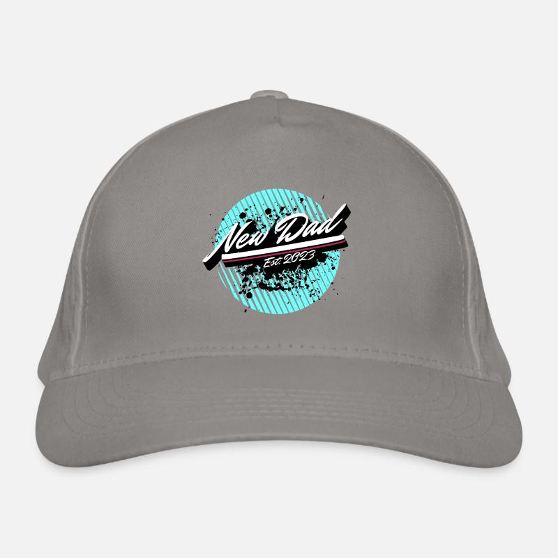 Expectant Dad Super Dad 2023 Organic Baseball Cap