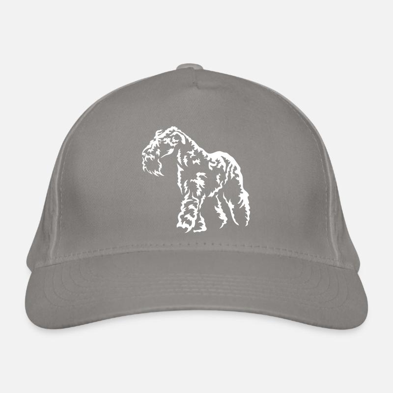 Kerry Blue Terrier "Black Edition" Bio-Baseballkappe