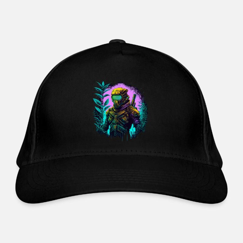 Ninja Cyber Warrior Samurai Cadeau Casquette classique bio