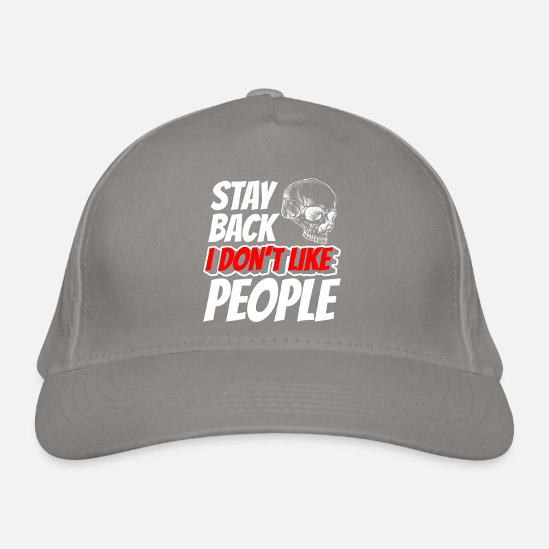 Sarcasm People Misanthrope Rejection Organic Baseball Cap