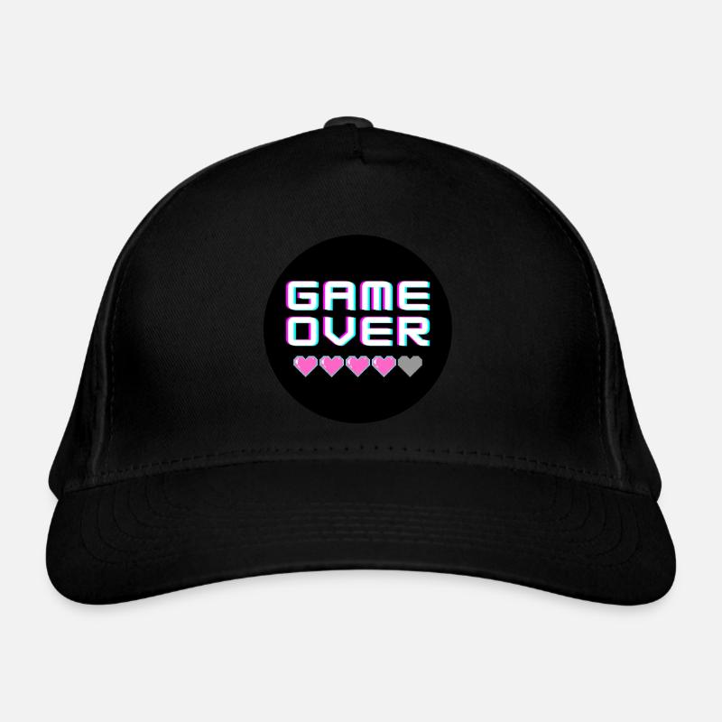 Game Over Geek - Casquette classique bio - noir