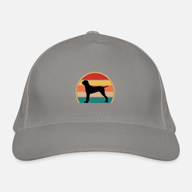 Ariege Pointer Dog Lover Silhouette Vintage Sunset Casquette classique bio
