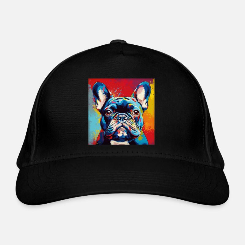 French Bulldog Pop Art Organic Baseball Cap