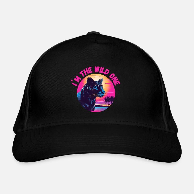 I m the wild one Panther Organic Baseball Cap