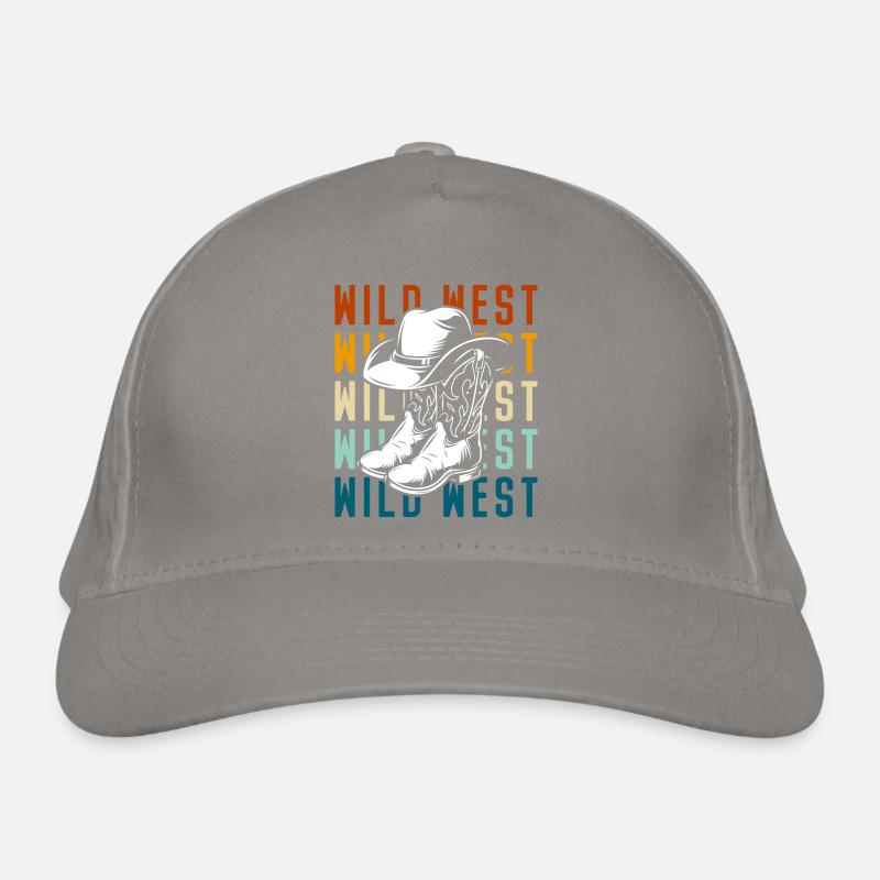 Rodéo de la nature sauvage de l’Ouest Casquette classique bio