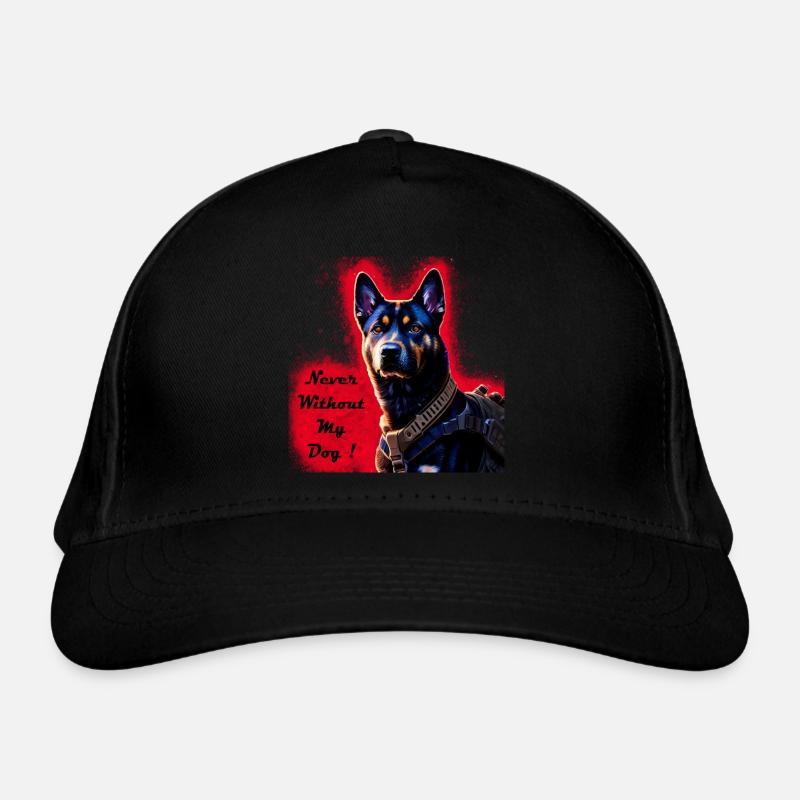 Never without my dog! Organic Baseball Cap