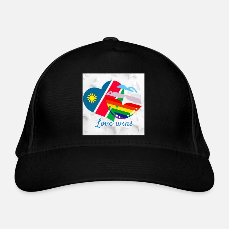 Namibia pride - Organic Baseball Cap - black