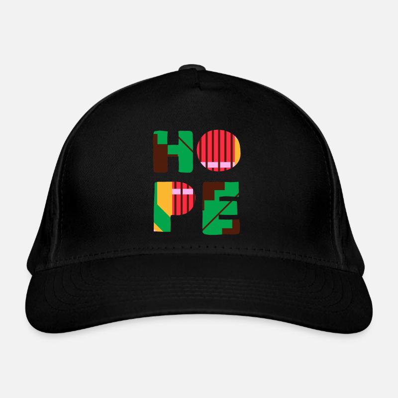 HOPE dans un multicolore vibrant Casquette classique bio