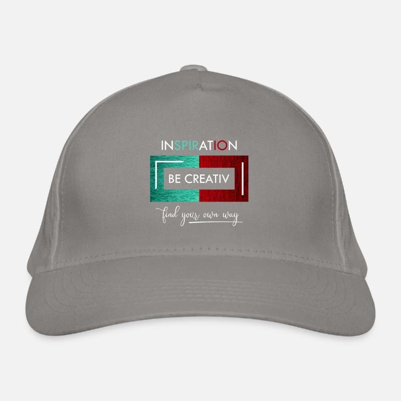 Inspiration Be creative Bio-Baseballkappe