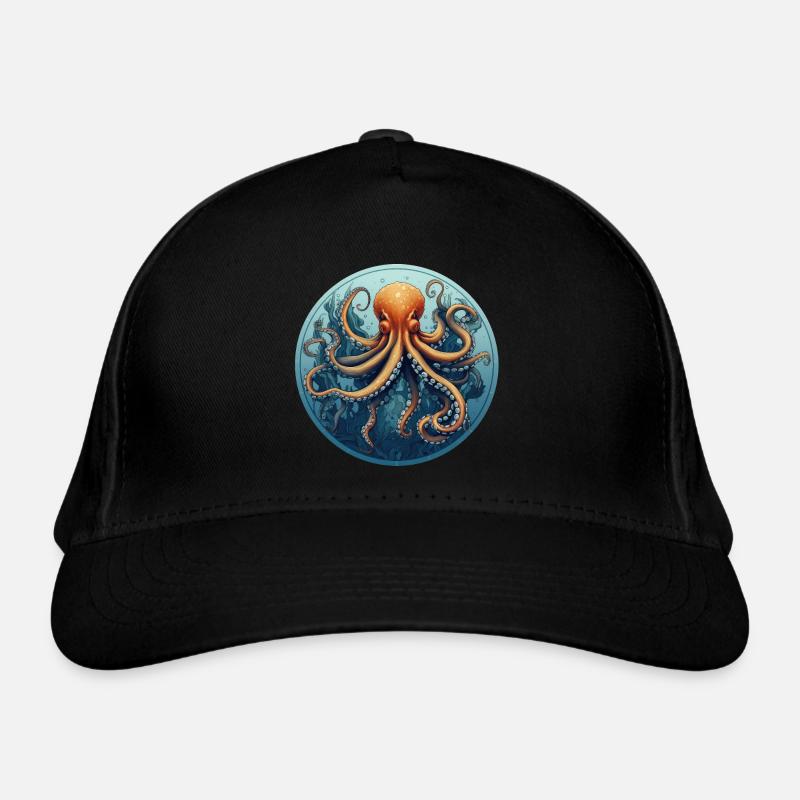 Octopuses Organic Baseball Cap