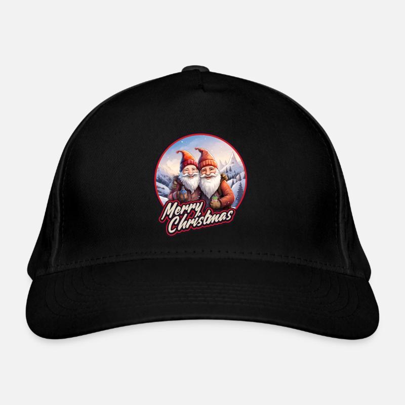 Bier Gnome Zwerge Wichtel Weihnachtsmann Bio-Baseballkappe