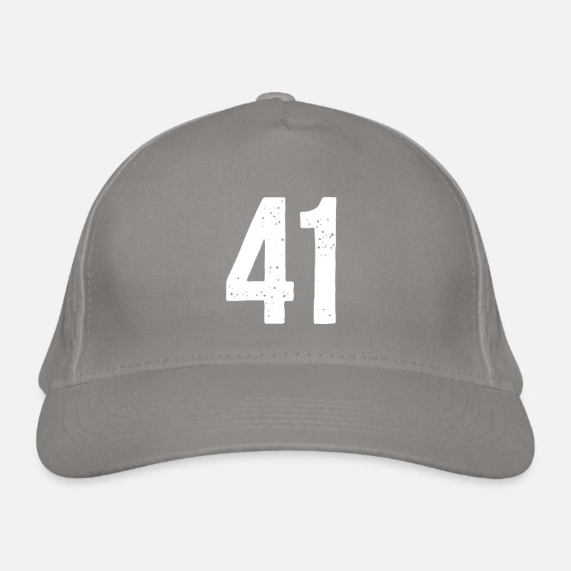 41 Numéros Blanc Casquette classique bio