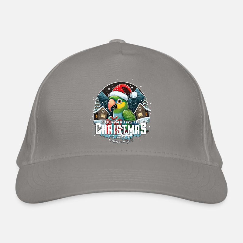 Perroquet de Noël - squawktastic Noël Casquette classique bio