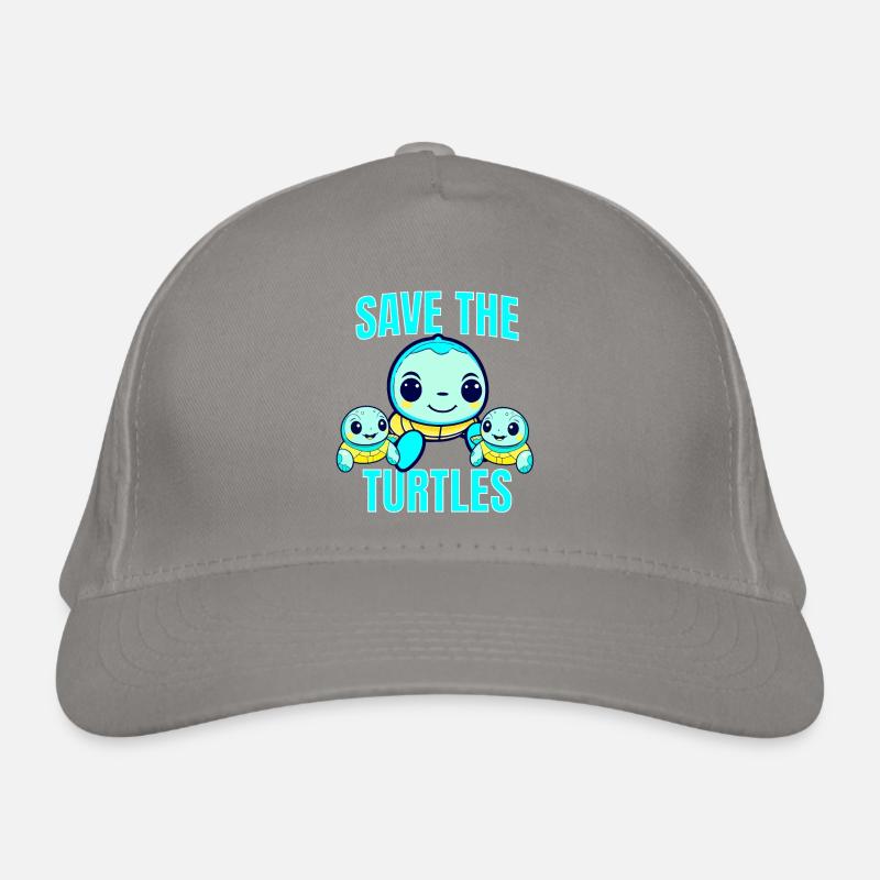 Save the Turtles Organic Baseball Cap