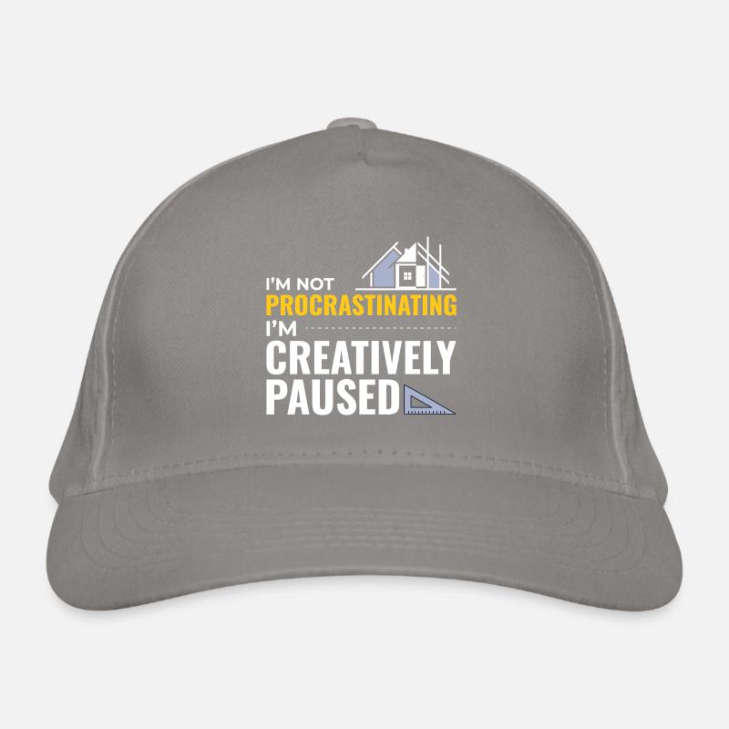Architectes Construction Créativité Procrastination Casquette classique bio
