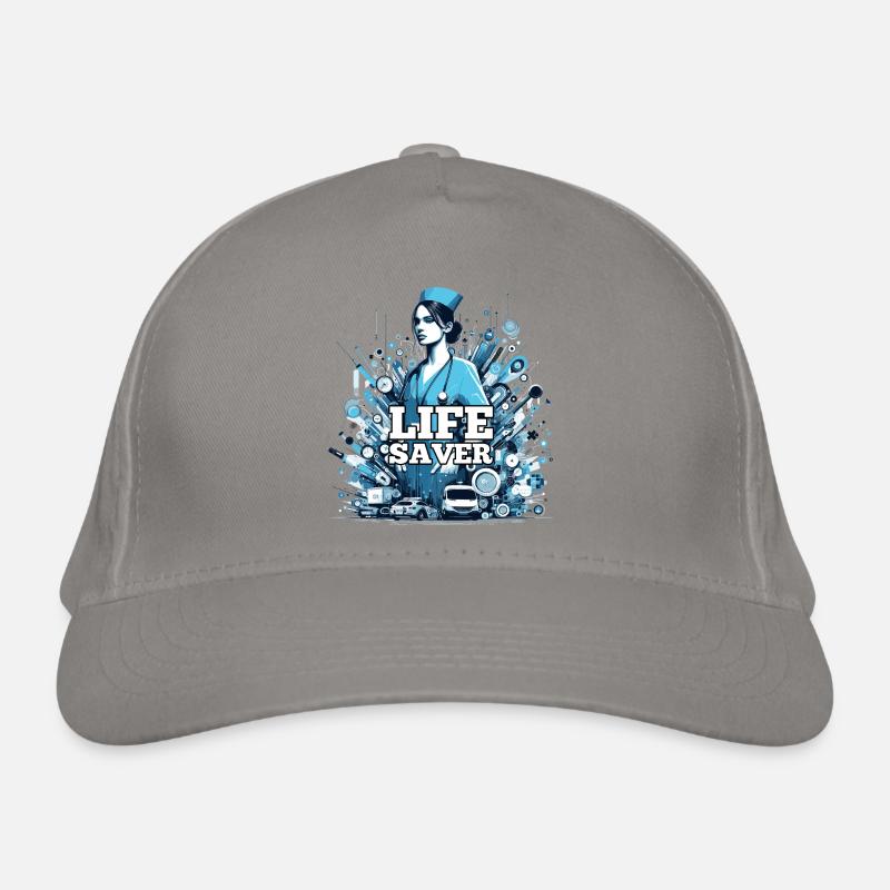 Krankenschwester Lebensretterin Geschenk Bio-Baseballkappe