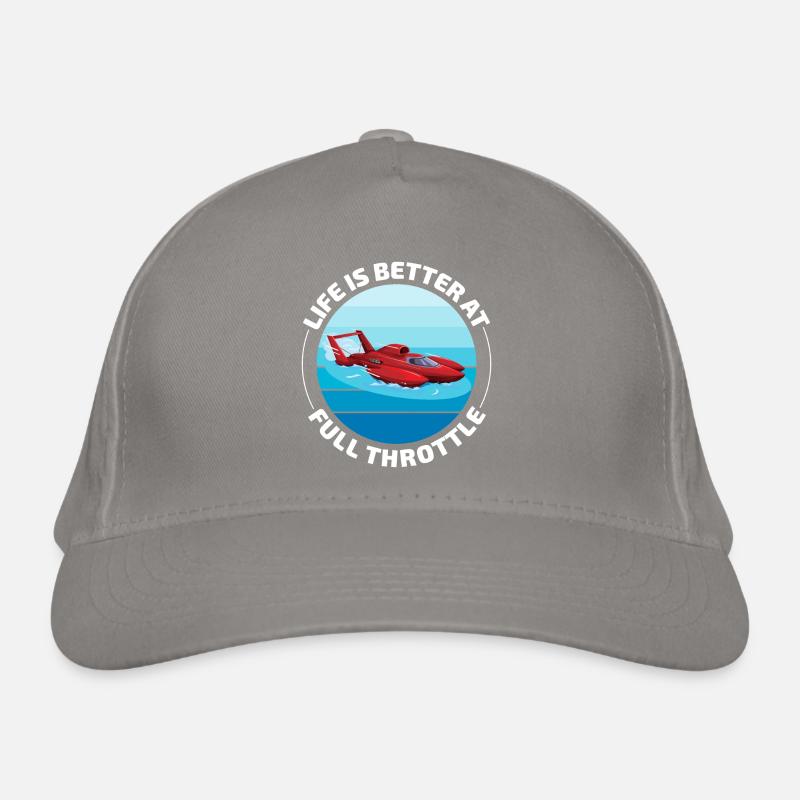 Plaisir à plein régime : les courses d’hydroplanes rient Casquette classique bio