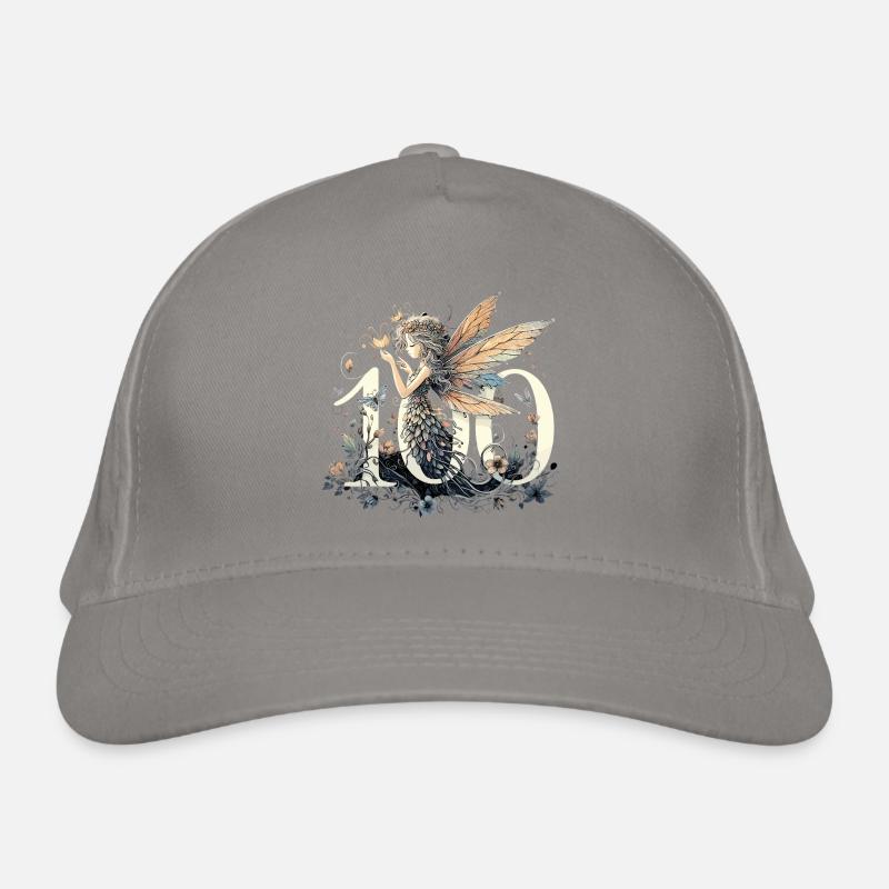 100 Jahre Fee Elfe süß Geburtstag Geschenk Bio-Baseballkappe