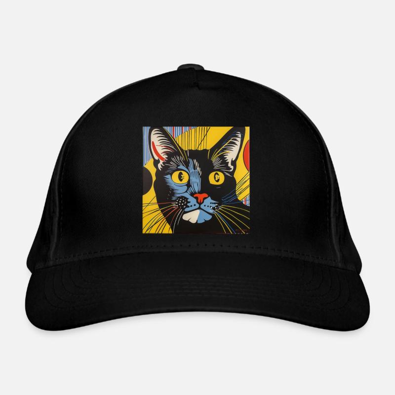 Chat, motif de chat, bande dessinée Casquette classique bio