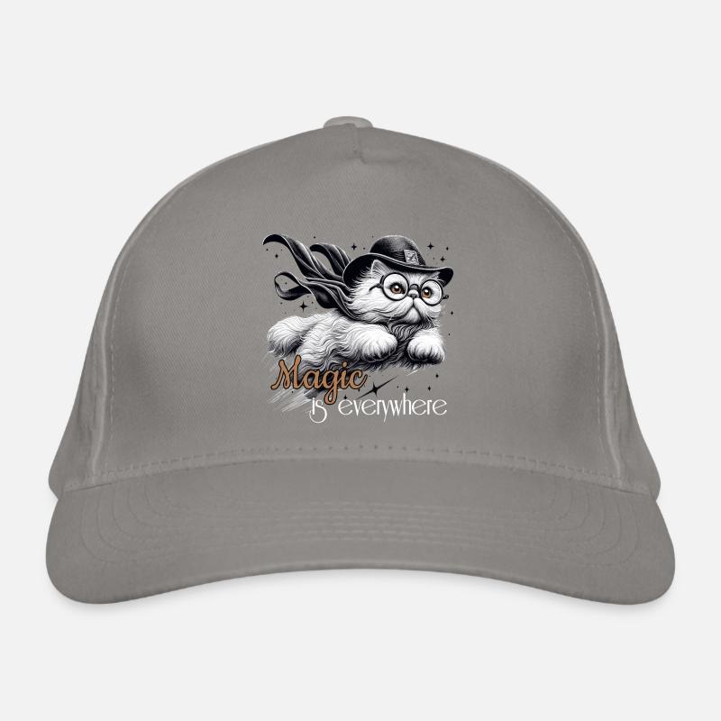 Magic Persian White Persian Cat Gift Organic Baseball Cap