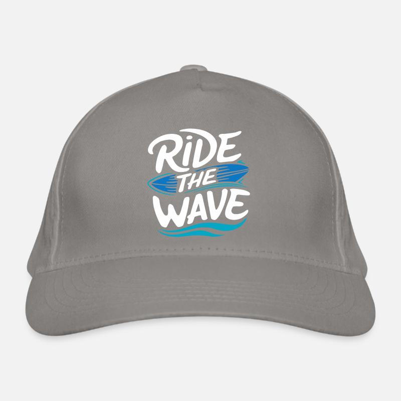 Surfez sur la vague Surf Surf Surf Vacances d’été Casquette classique bio