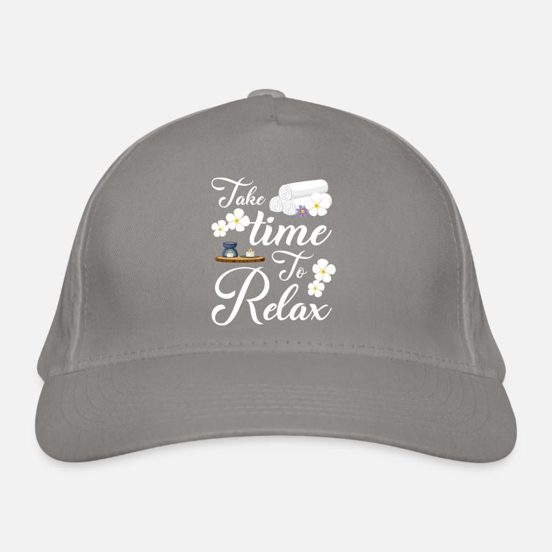 Spa Relax Pilates Organic Baseball Cap