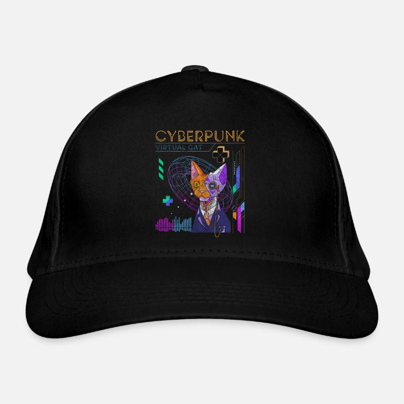 Future Fantasy Neon Organic Baseball Cap