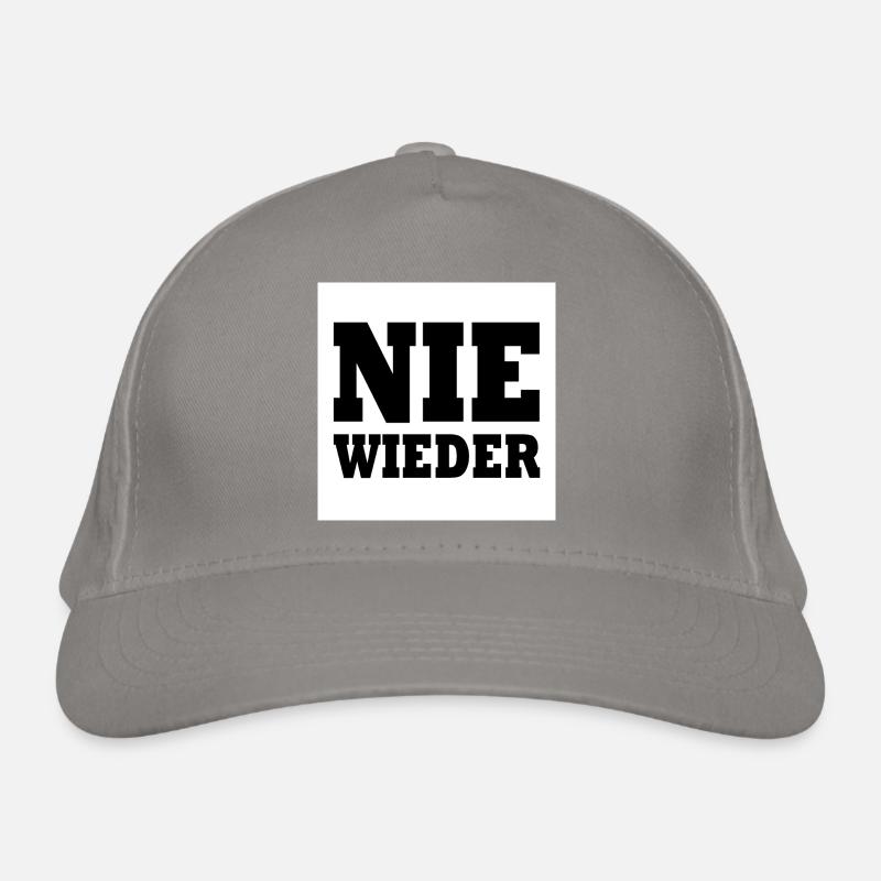 Nie wieder Bio-Baseballkappe