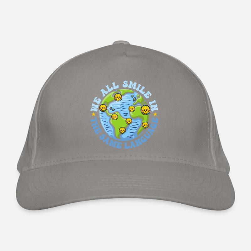 We All Smile In The Same Language Fun ESL Teacher Casquette classique bio