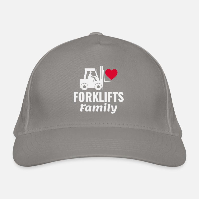 Forklift Operator Heavy Equipment Driver Family Organic Baseball Cap
