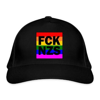Fck nzs - Bio-Baseballkappe - Schwarz - Vorne