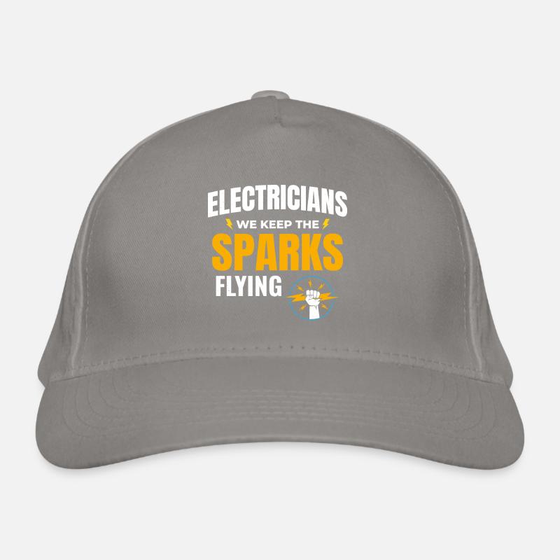 Electrician Humor Electrical Technician Engineer Organic Baseball Cap