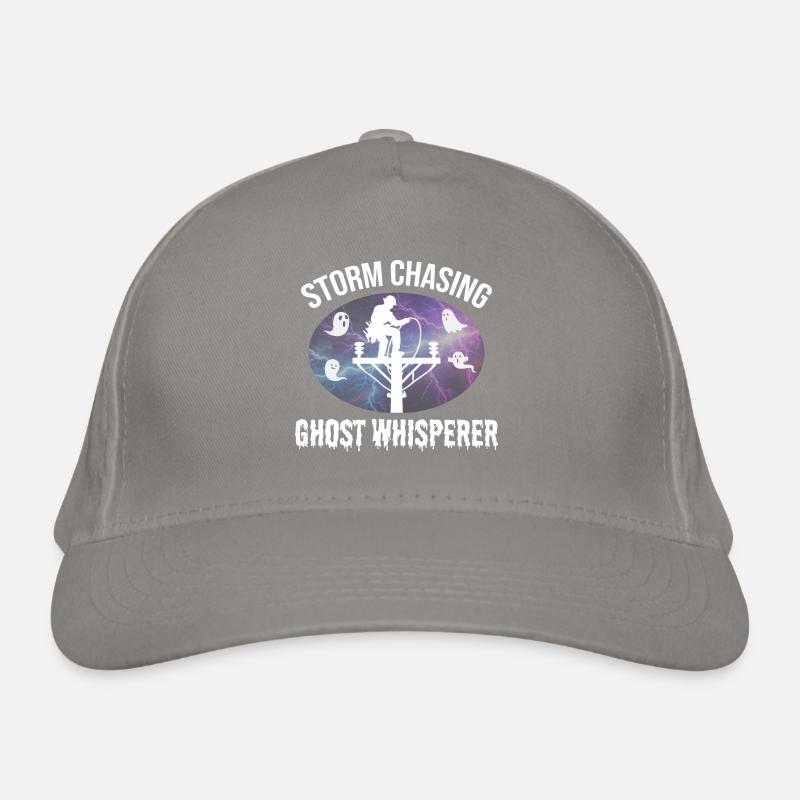 Storm Chasing Ghost Whisperer – Lineman Halloween Casquette classique bio